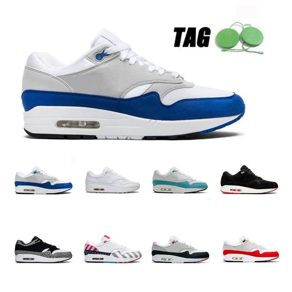 

anniversary royal running shoes 1 atomic teal women men 1s sports trainers bred sneakers size 5.5-11