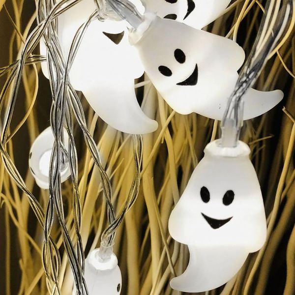 

party decoration light string halloween ghost lights white outdoor indoor hanging decor bar decorations for home