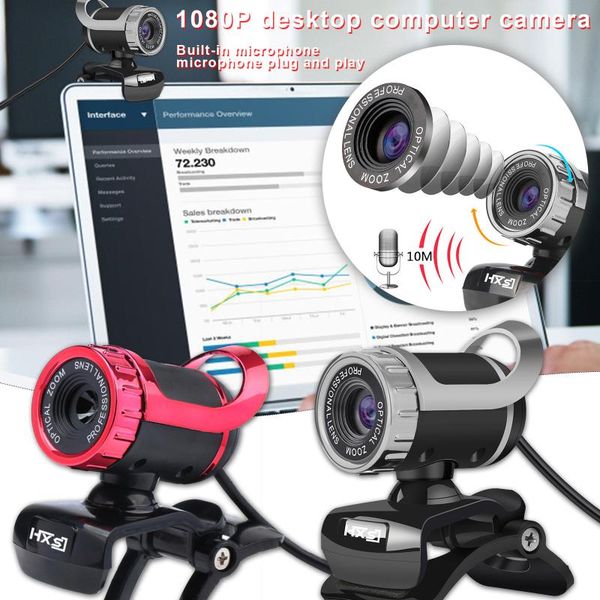 

webcams built in microphone plug and play 1080p hd deskcamera mini computer webcamera cam video recording work