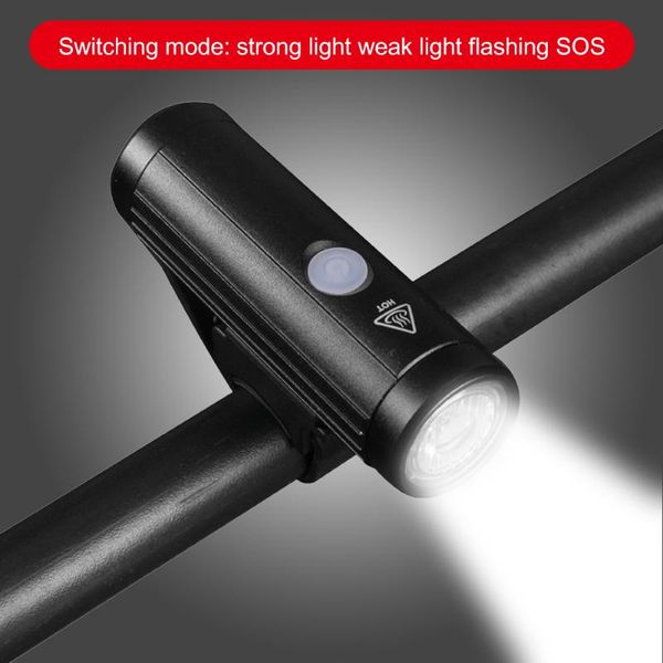 

bike lights aluminum alloy bicycle headlight 3 mode adjustable rechargeable waterproof light led front lamps cycling headlamp