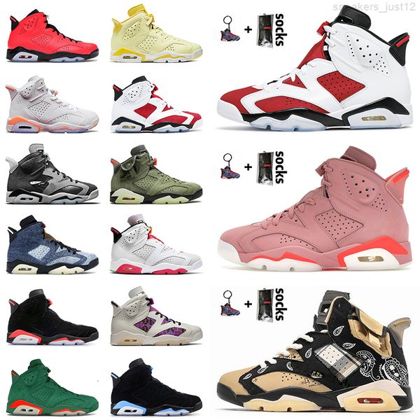 

basketball shoes 6 6s vi 2021 carmine aleali may mens womens jumpman dmp sports smoke grey washed denim retro trainers sneakers