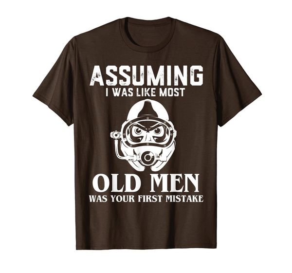 

Old Men Scuba Diving T-Shirt Funny Scuba Diver Cool Gift T-Shirt, Mainly pictures