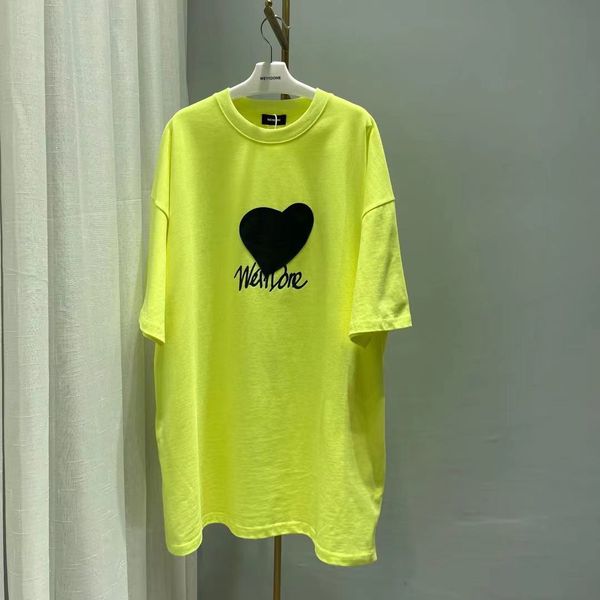 

fashion t shirt weldone korean loose street lower body missing in 2021, White