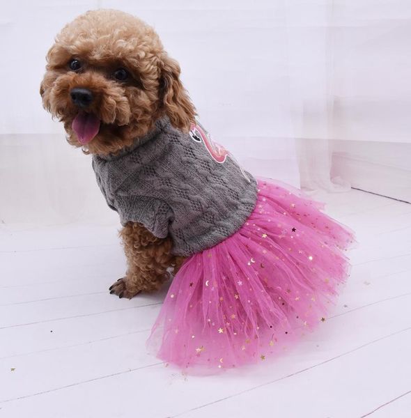 

dog apparel pet dress winter clothes yorkshire poodle bichon frise pomeranian schnauzer pug clothing sweater dresses dropship