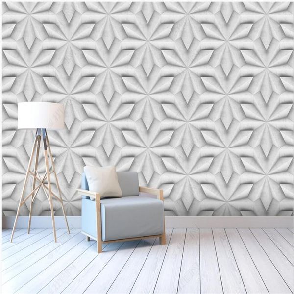 

p custom murals wallpaper for living room abstract three-dimensional pattern 3d background wall