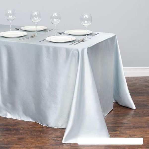 

table cloth rectangle satin tablecloth overlays for wedding party decor home dining cover christmas halloween birthday