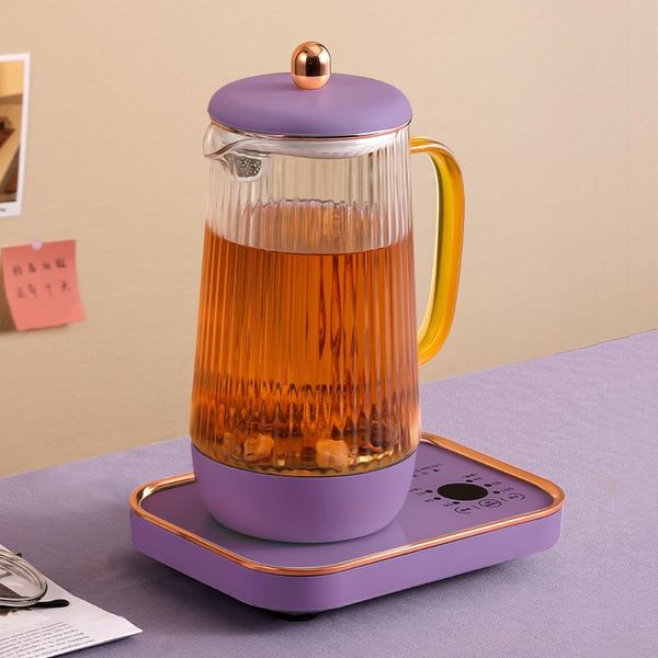 

800ml electric kettle smart health preserving pot 3 gear thermal solw cooker household glass teapot stew cup 220v kettles