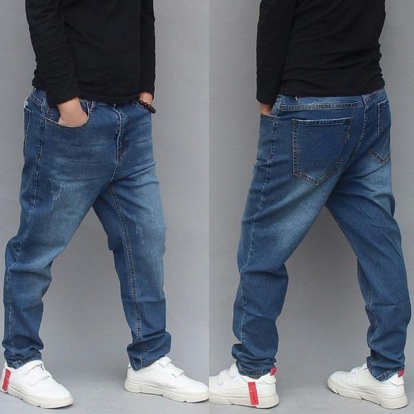 Herren Jeans Male Harem Street Fashion Tapered Skateboard Hose