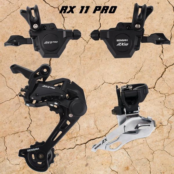 

bike derailleurs sensah bicycle rx11 pro 11 2x11 3x11 speed shifter lever rear group set m6100 m8100 m6000 slx gx