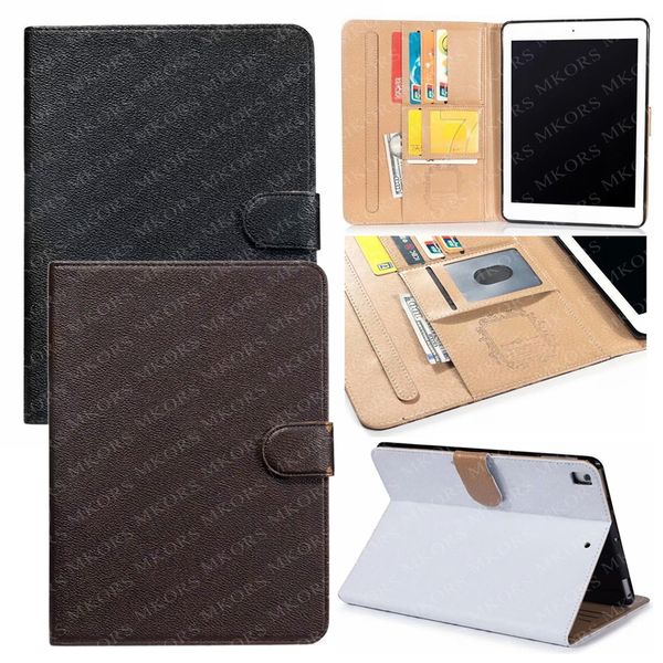 Para IPad Pro 12.9 11 Polegada Estojo para Tablet de Alta Grau 10.5 Ar 1 2 mini 4 5 6 ipad10.2 ipad56 Designer Moda Couro Bolso para Cartão Capa para Ipad