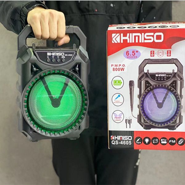 Yan Jiali KIMISO Outdoor 6,5-Zoll-Hochleistungslautsprecher für Heimtanzmusik, mobil, tragbar, Bluetooth-Ladehebel, Audio