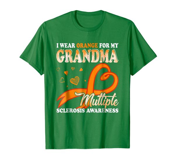 

I Wear Orange For My Grandma Multiple Sclerosis T-Shirt, Mainly pictures