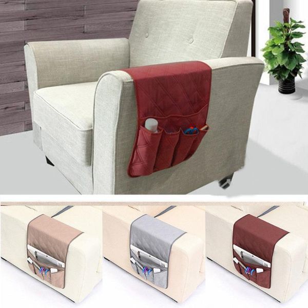 

armchair sofa chair storage 5 pocket holder remote control phone couch organizer hanging bag boxes & bins