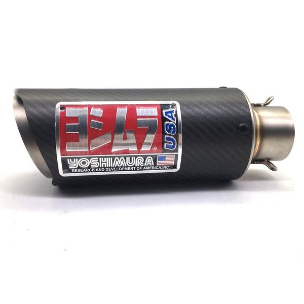 

exhaust pipe motorcycle muffler escape moto for yoshimura stickers r6 gsxr1000 r25 mt07 cbr1000 cb650f gsxr250