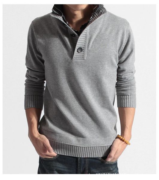 

casual sweater men v-neck pullovers design spring autumn knitting long sleeve knitwear leisure sweaters plus size xxl men's, White;black