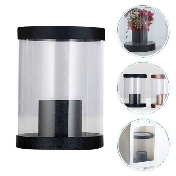 

1pc flower packing box mini transparent gift container wrap