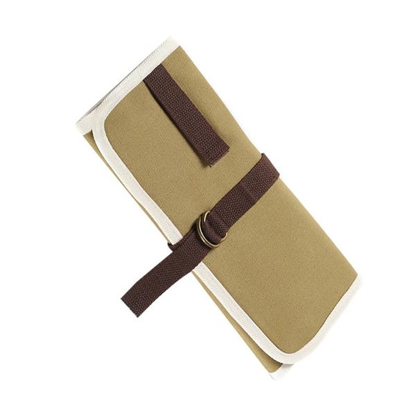 

storage bags camping tableware hanging bag canvas cutlery flatware organizer