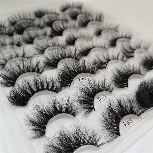 

100% handmade real curly 3d mink eyelashes false
