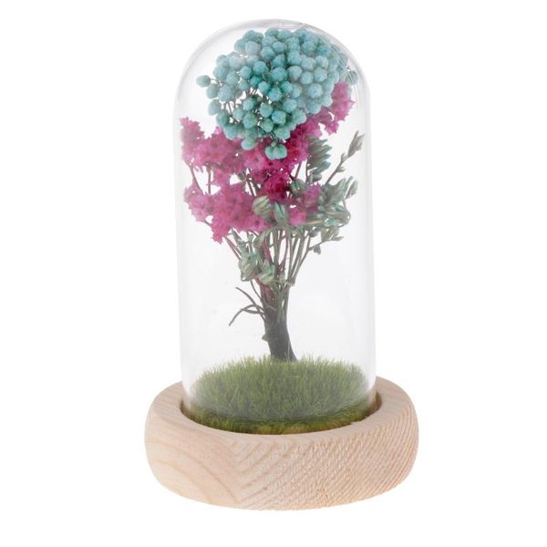 

party favor wedding immortalized flower glass cover microlandscape home decoration