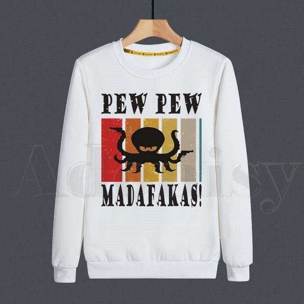 

men's hoodies & sweatshirts pew madafakas graphic funny cat vintage spring autumn male casual sweatshirt, Black