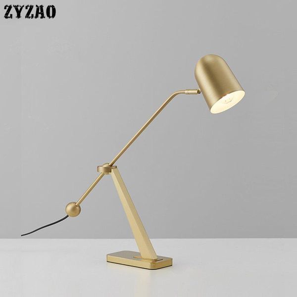 

table lamps modern iron art led desk lamp study reading designer model room nordic simple luxury living decor bedroom bedside