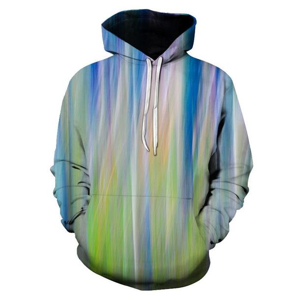 

men's hoodies & sweatshirts fashion trendy brand mens hooded sweater 3d printing creative gradient pattern daily hoodie street men autu, Black