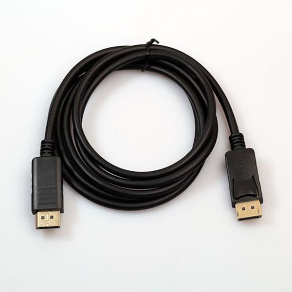 

audio cables & connectors 1.8m display port male to displayport dp line cable pc v1.1 1.2 black