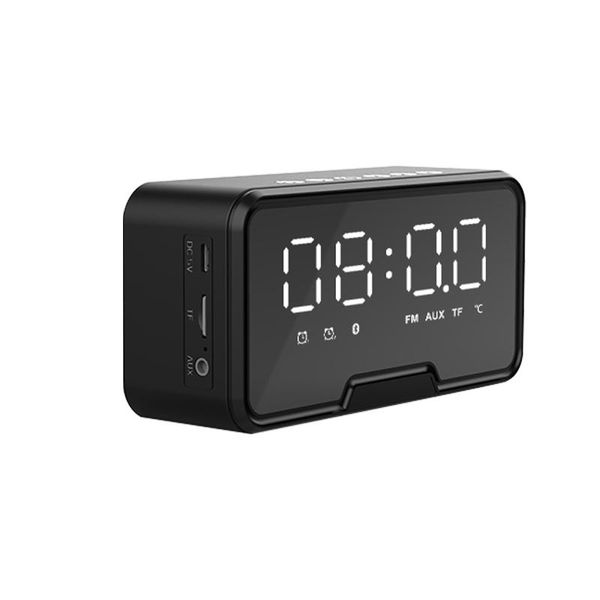 

mini speakers english private model s5 wireless bluetooth mirror speaker clock alarm