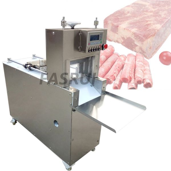 Máquina de fatiador de cordeiro multifuncional de cortador de carne automática