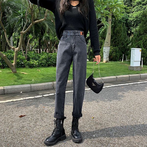

tube loose autumn high waist thin thick wide leg radish pants, Blue