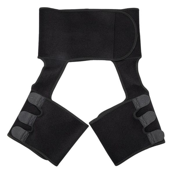 

accessories 1pc three-in-one sports abdomen belt waist support trainer thigh strap