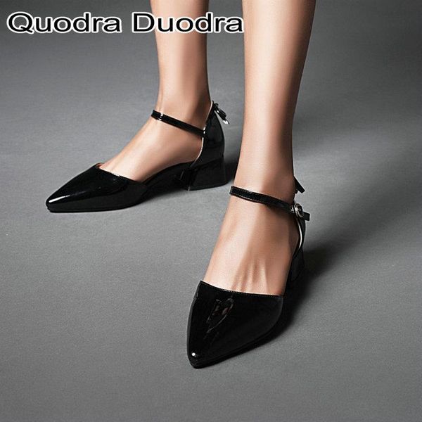 

dress shoes basic women women's pumps square heel shallow cover/pointed toe office plus size 33-48 44, Black