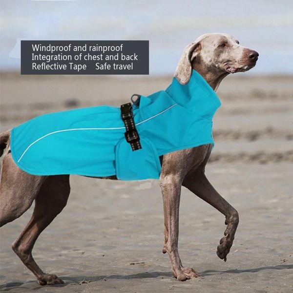 

belly chest back one dog pizex coat pet raincoat blue 5xl apparel