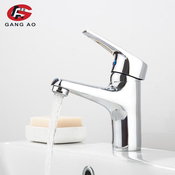 

mini stylish elegant bathroom basin faucet brass vessel sink water tap mixer chrome finish faucets