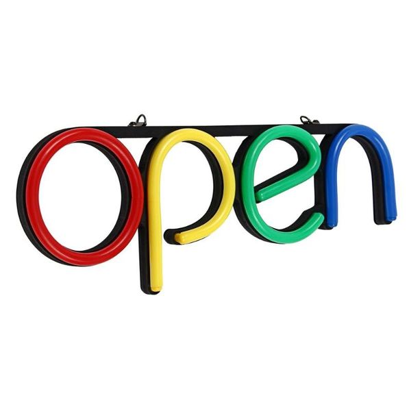 

60*30cm led lighted neon open sign for shop modules