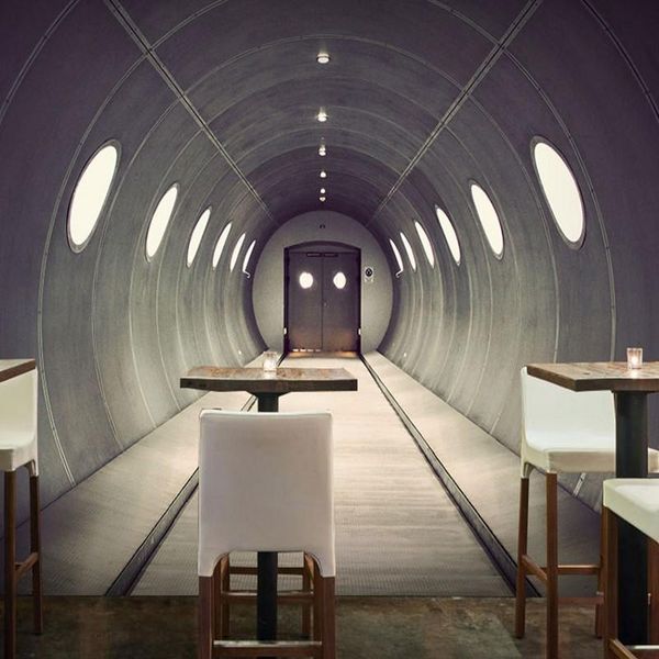 

wallpapers drop custom po wallpaper industrial revolution theme retro architecture 3d stereo restaurant mural