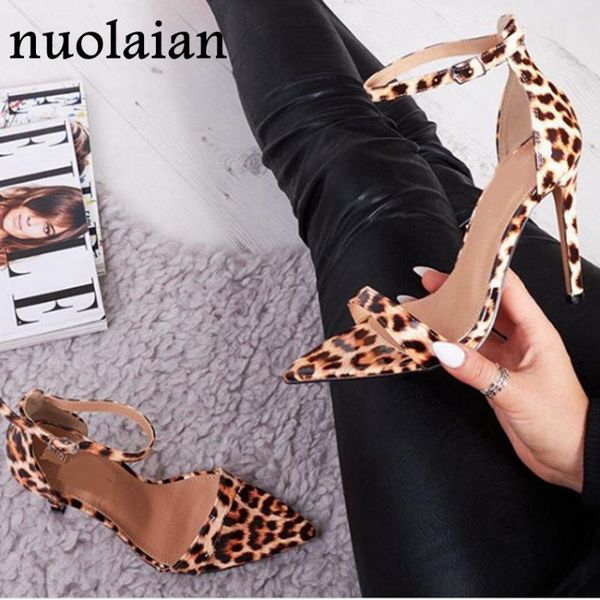 

leopard open toe pump shoes woman patent leather high heels pumps women heel summer sandal dress sandals, Black