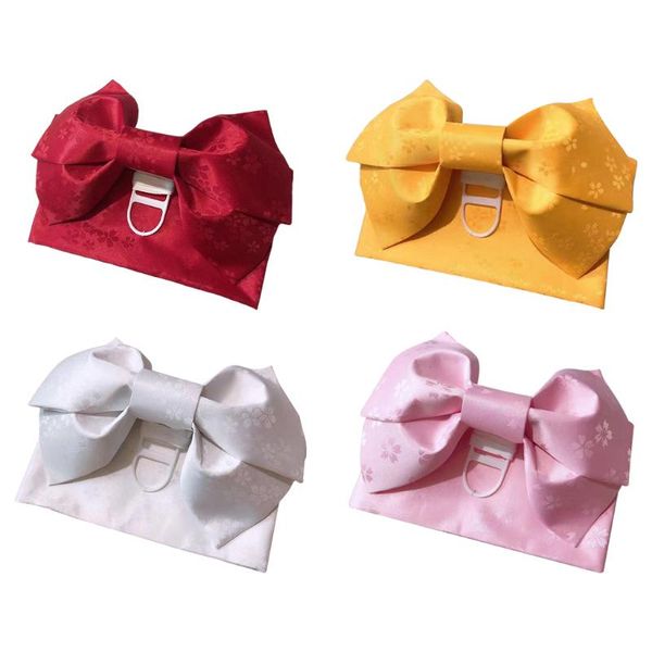 

other event & party supplies classic japanese kimono obi womens pre-tied bow waistband cummerbund sash