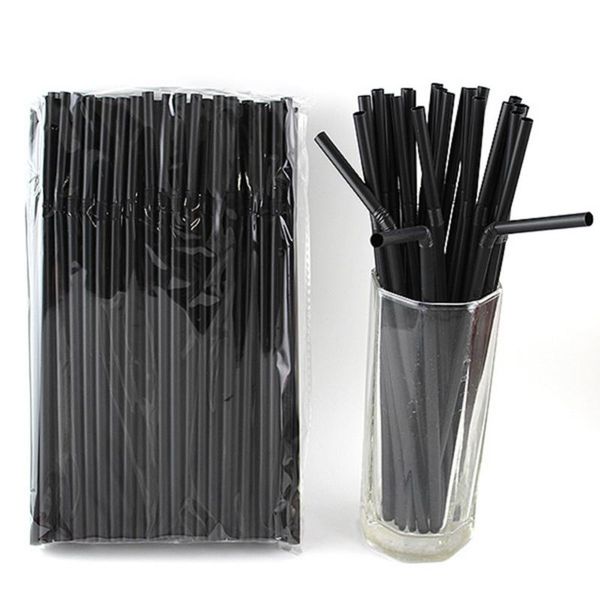

drinking straws 100pcs plastic bpa bendable drink for beverages juices