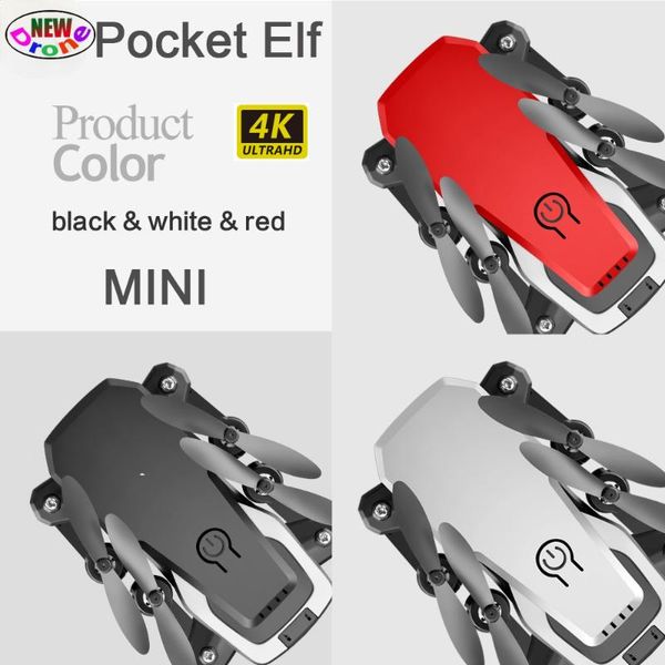 

pocket mini 4k hd drone wifi fpv camera rc helicopter folding plane accelerometer quadrocopter micro dron toys for boys drones