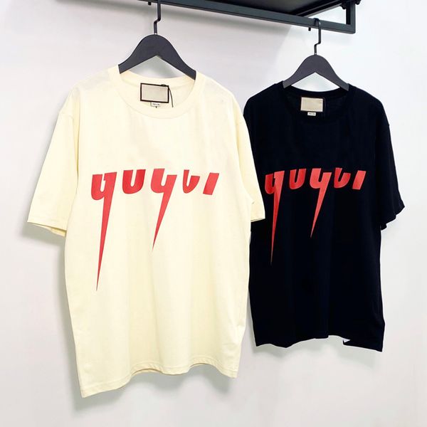 

21ss good qaulity summer mens designers tees 100% cotton print t shirts fashion casual couples short sleeves tee men t-shirt g5411, White;black