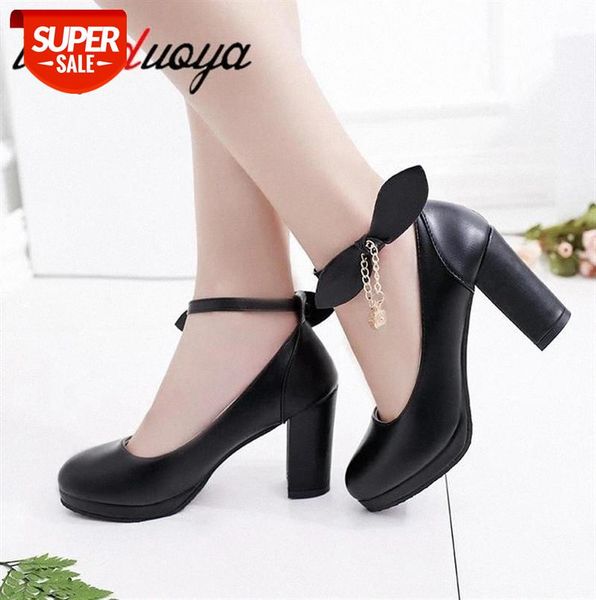 

women's pumps shoes super high heel pu pearl buckle platform 2018 spring autumn new fashion casual wedding party pink black #fa7j