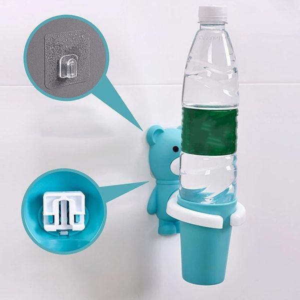 

cartoon creative children suction cup for bathroom toothpaste toothbrush holder baby nursing cute home sets wash gargle suit holders