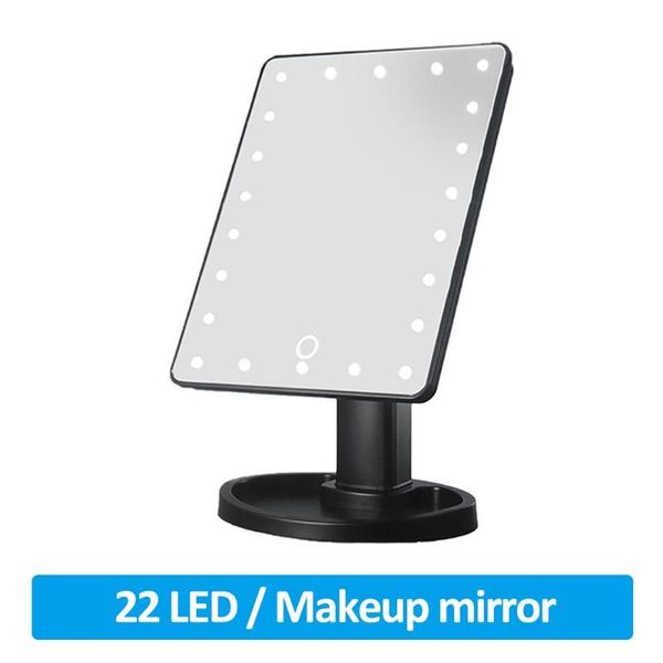 

makeup mirror touch screen illuminated cosmetic table deskmirrors with adjustable usb use vanity compact