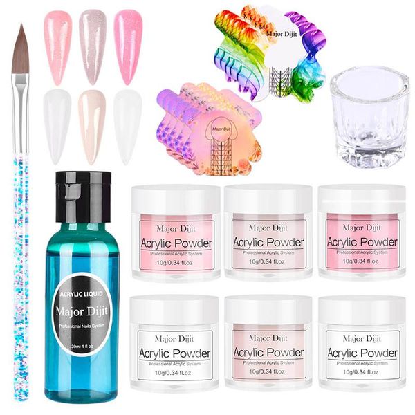 

nail art kits acrylic powder set with manicure tools for design crystal fre-drop