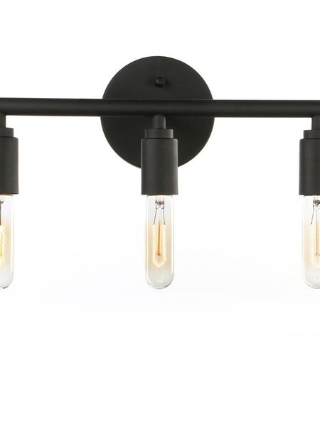 

wall lamp permo 3 light sconce matte black simplicity bathroom vanity bedroom