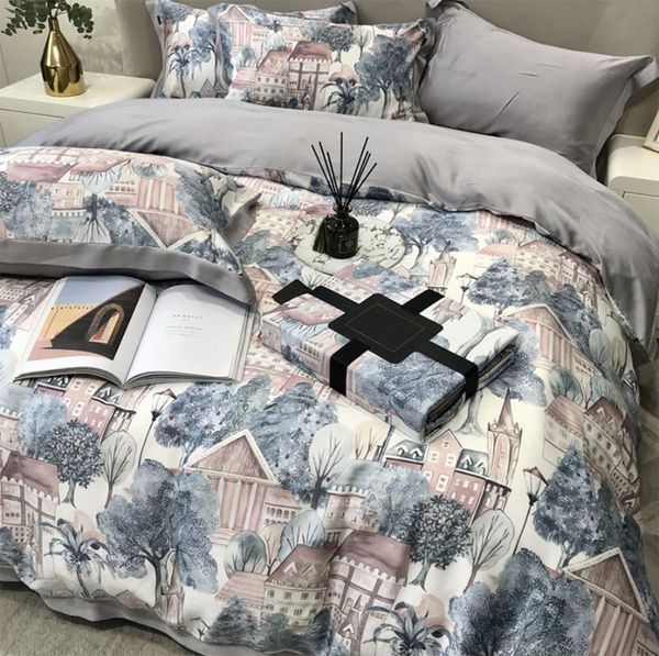 

bedding sets trend unusual scenery flower leaf set adult,full  king 60s double home textile bedsheet pillow case duvet cover