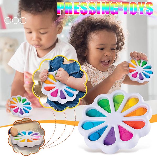 

fidget simple dimple toy pops it toys stress relief hand fidget toys for kids adults educational autism special need