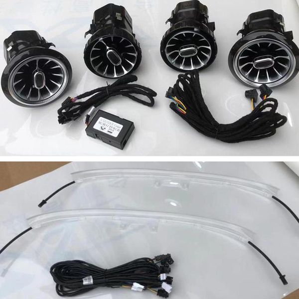 

interior&external lights car air vent ambient light led console ac condition outlet turbine backset mood for - g-class w464