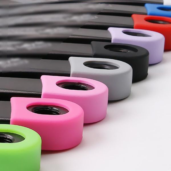 

bike heels & chainwheels 4 pcs crank cover protector silica gel guard boot protectors crankset protective case